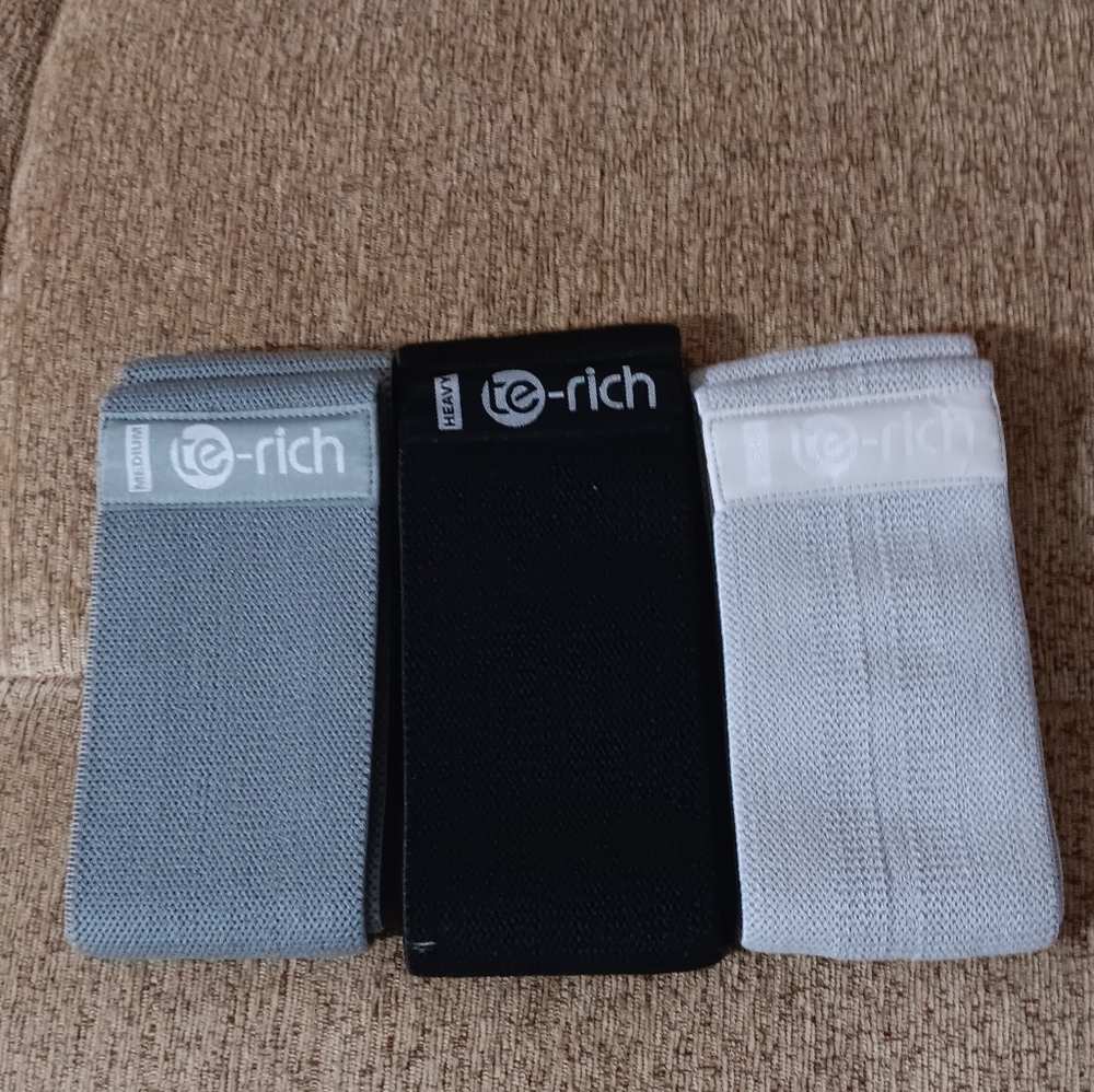 TE-RIXH FABRIC RESISTANTE LOOP EXERCISE  ELASTIC  BAND NON - SLIP